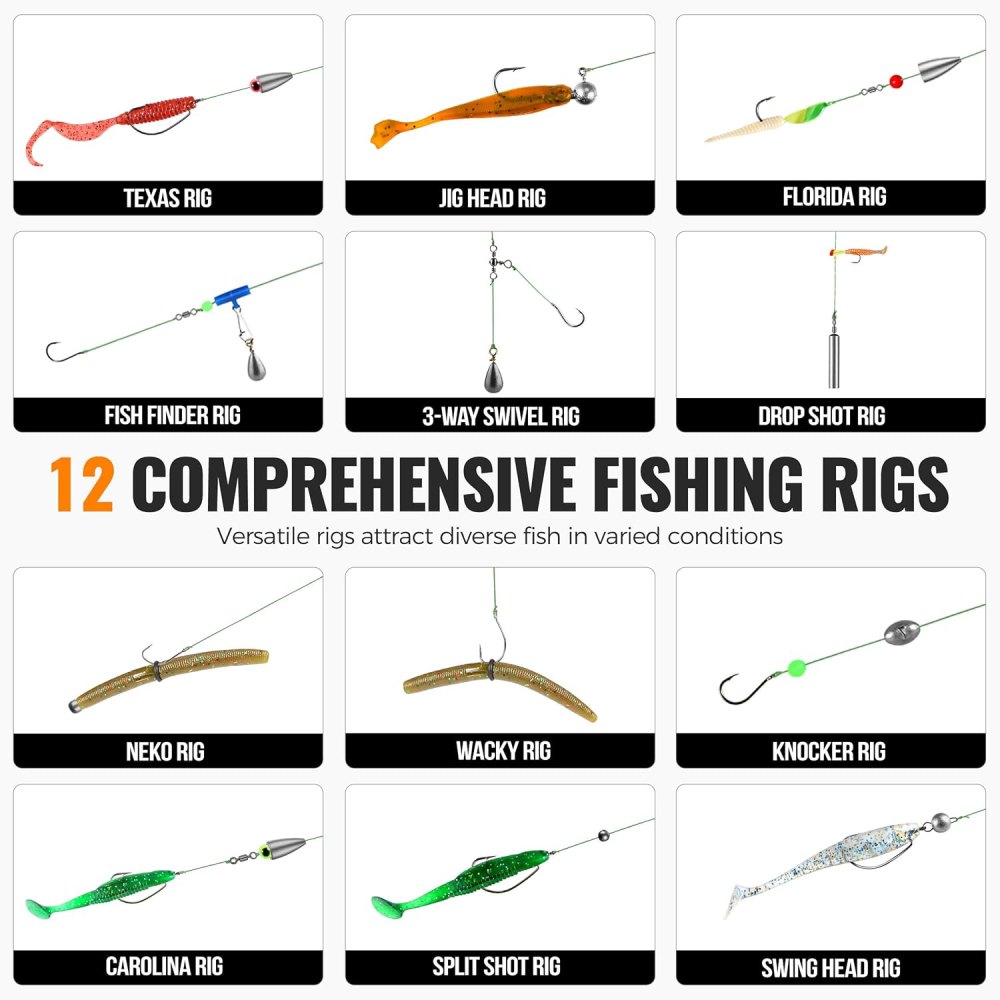 Fishing Terminal Tackle Kit, 397 Pieces